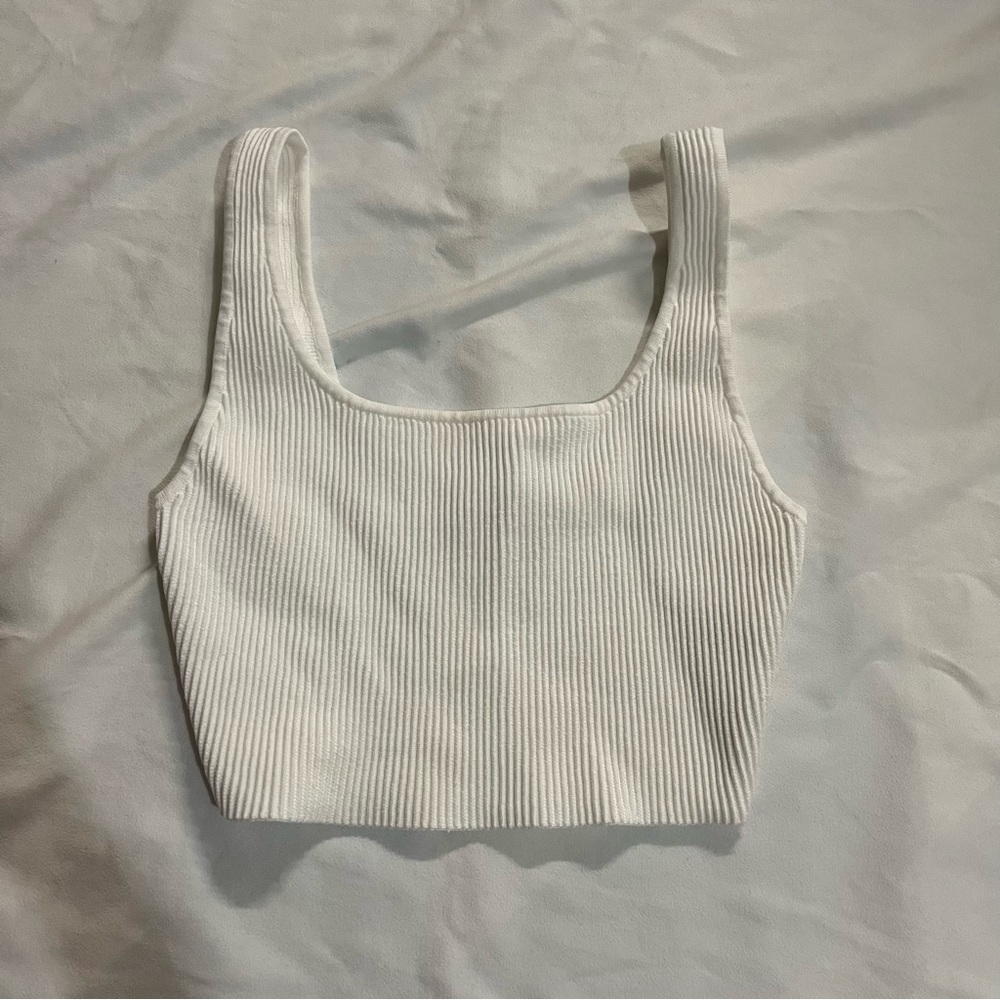 Babaton sculpt knit square neck tank